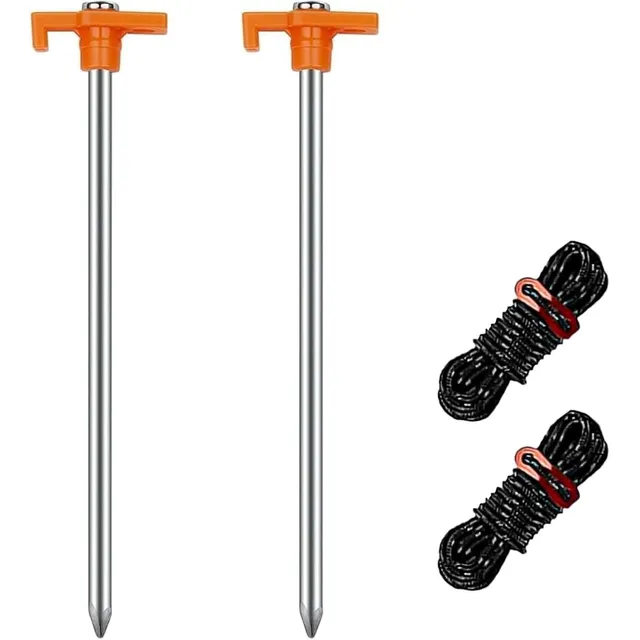 AVOFOREST Stakes & Reflective Guy Ropes – 2 pcs